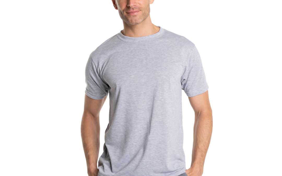 T-shirt touché coton – Unisexe GRIS